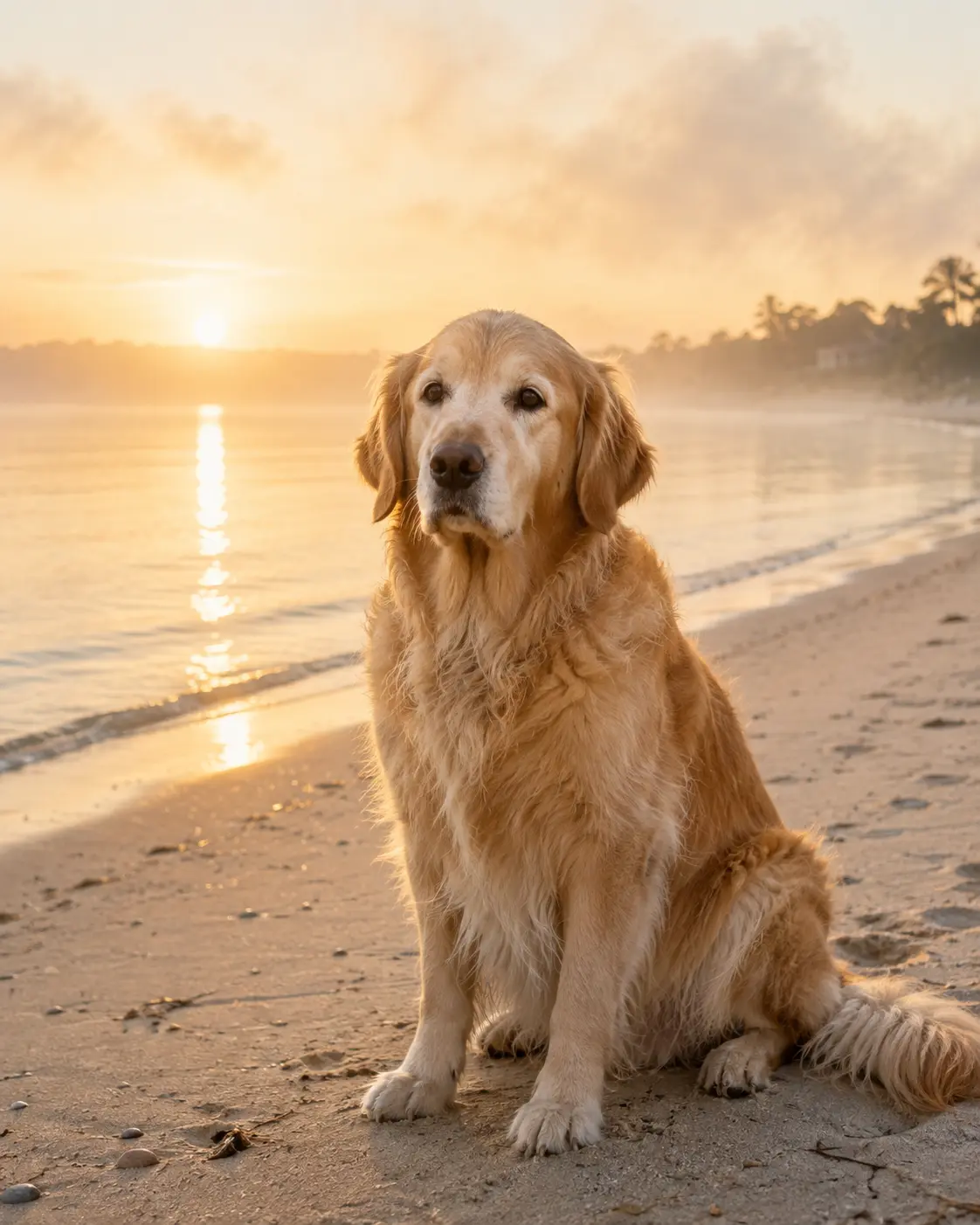 The Quiet Shore finished memorial portrait