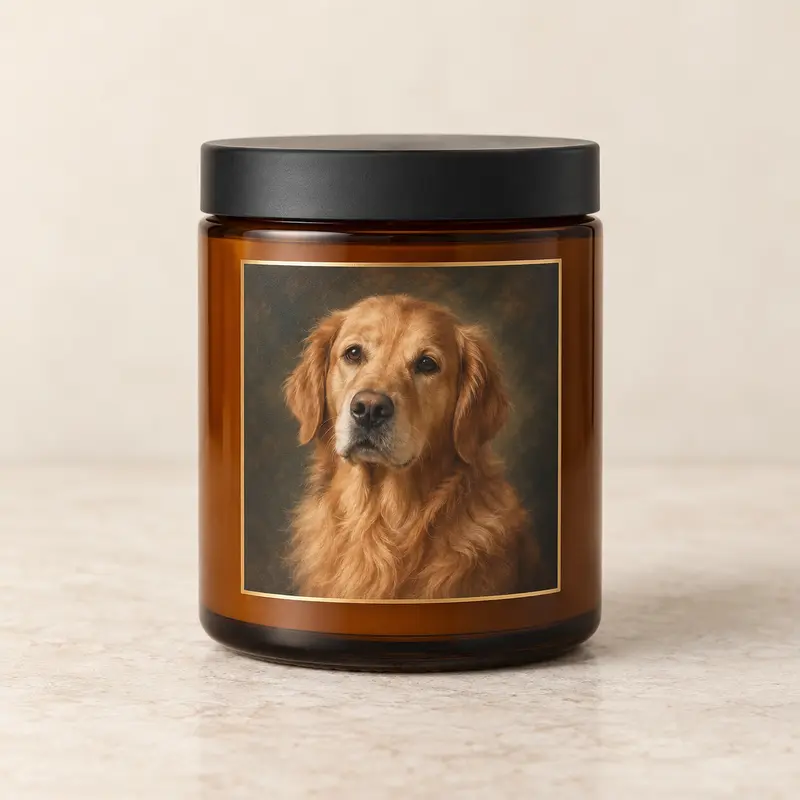 Memorial soy candle · 9 oz