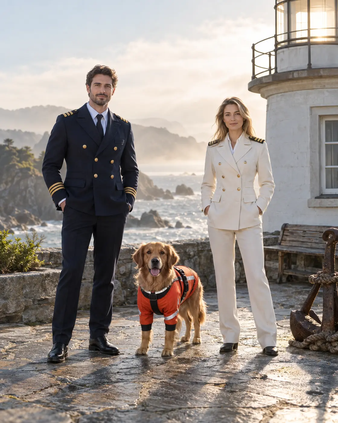The Lighthouse Watch People and Pets ensemble portrait master