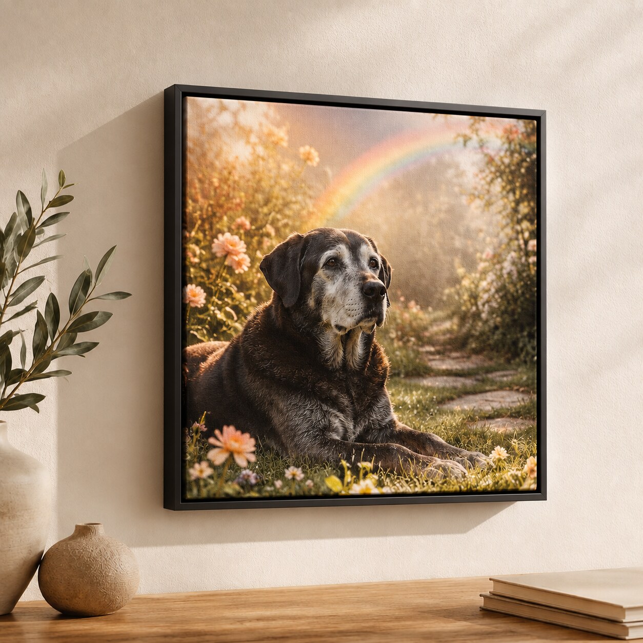 Framed gallery canvas
